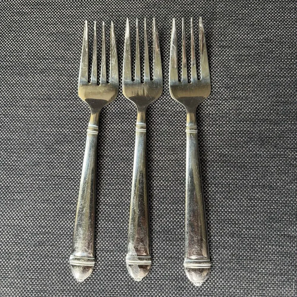 Towle Copenhagen Salad Forks Set of 3 Stainless 18/10